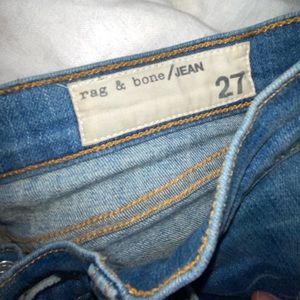 Rag & Bone distressed cropped jeans Size 27